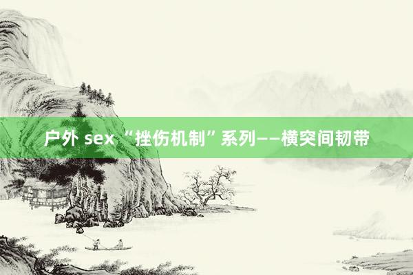 户外 sex “挫伤机制”系列——横突间韧带