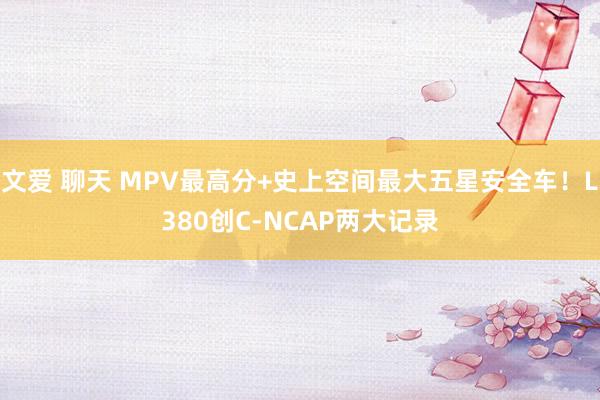 文爱 聊天 MPV最高分+史上空间最大五星安全车！L380创C-NCAP两大记录