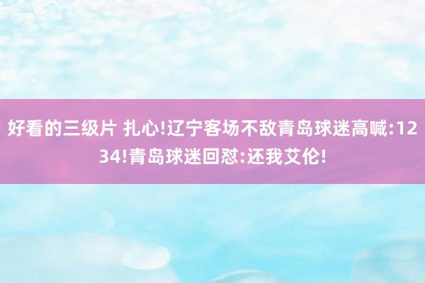 好看的三级片 扎心!辽宁客场不敌青岛球迷高喊:1234!青岛球迷回怼:还我艾伦!