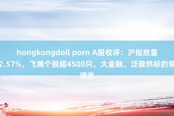 hongkongdoll porn A股收评：沪指放量涨2.57%，飞腾个股超4500只，大金融、泛骤然标的领涨