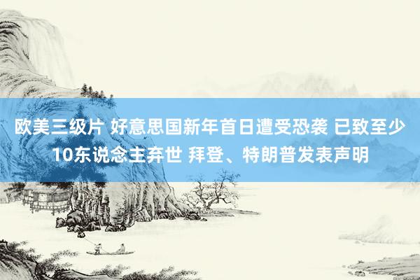 欧美三级片 好意思国新年首日遭受恐袭 已致至少10东说念主弃世 拜登、特朗普发表声明